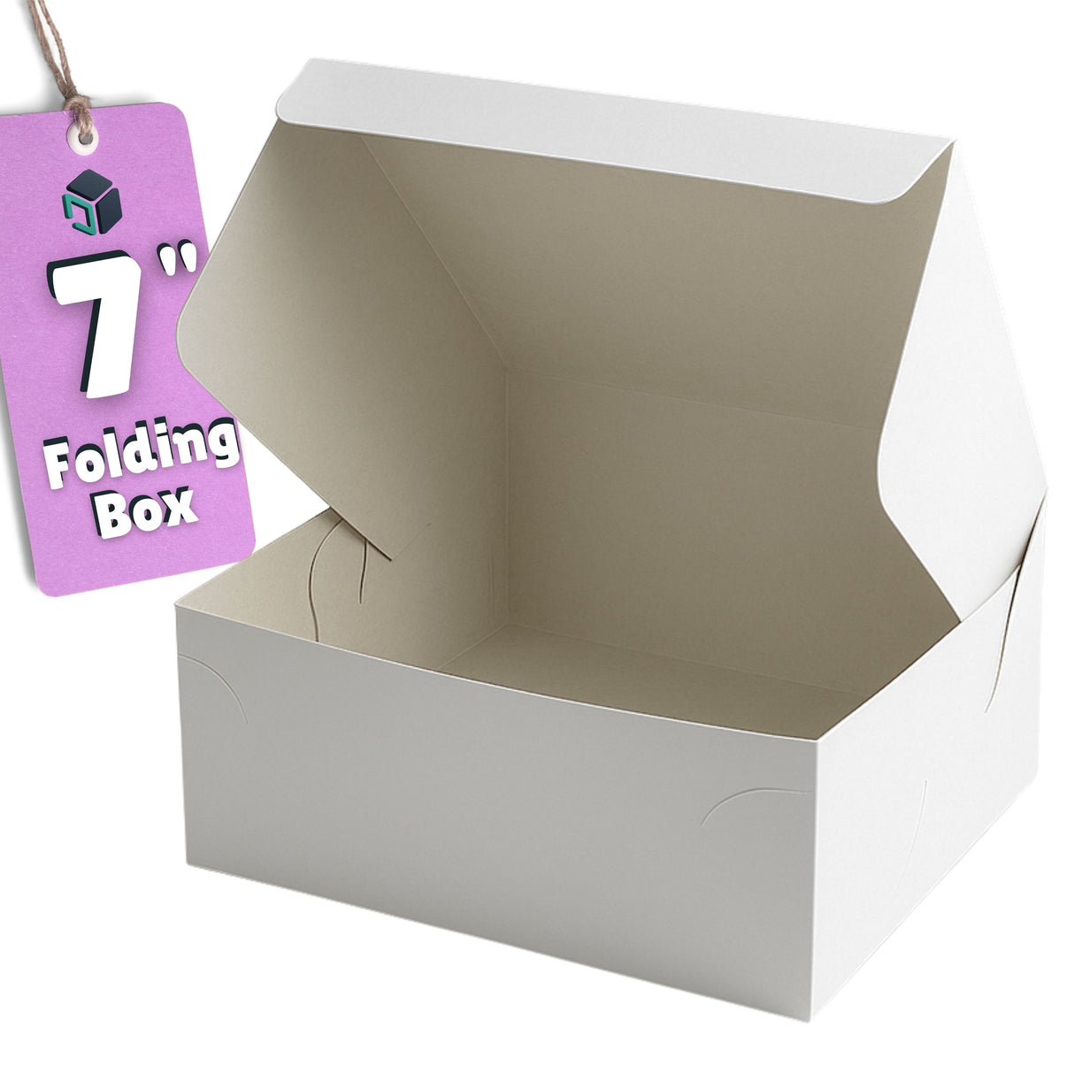 White Folding Box