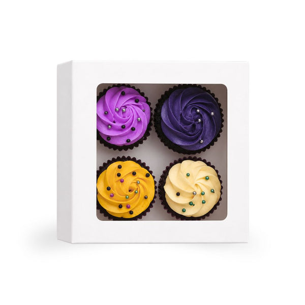 4 Hole Cupcake Box