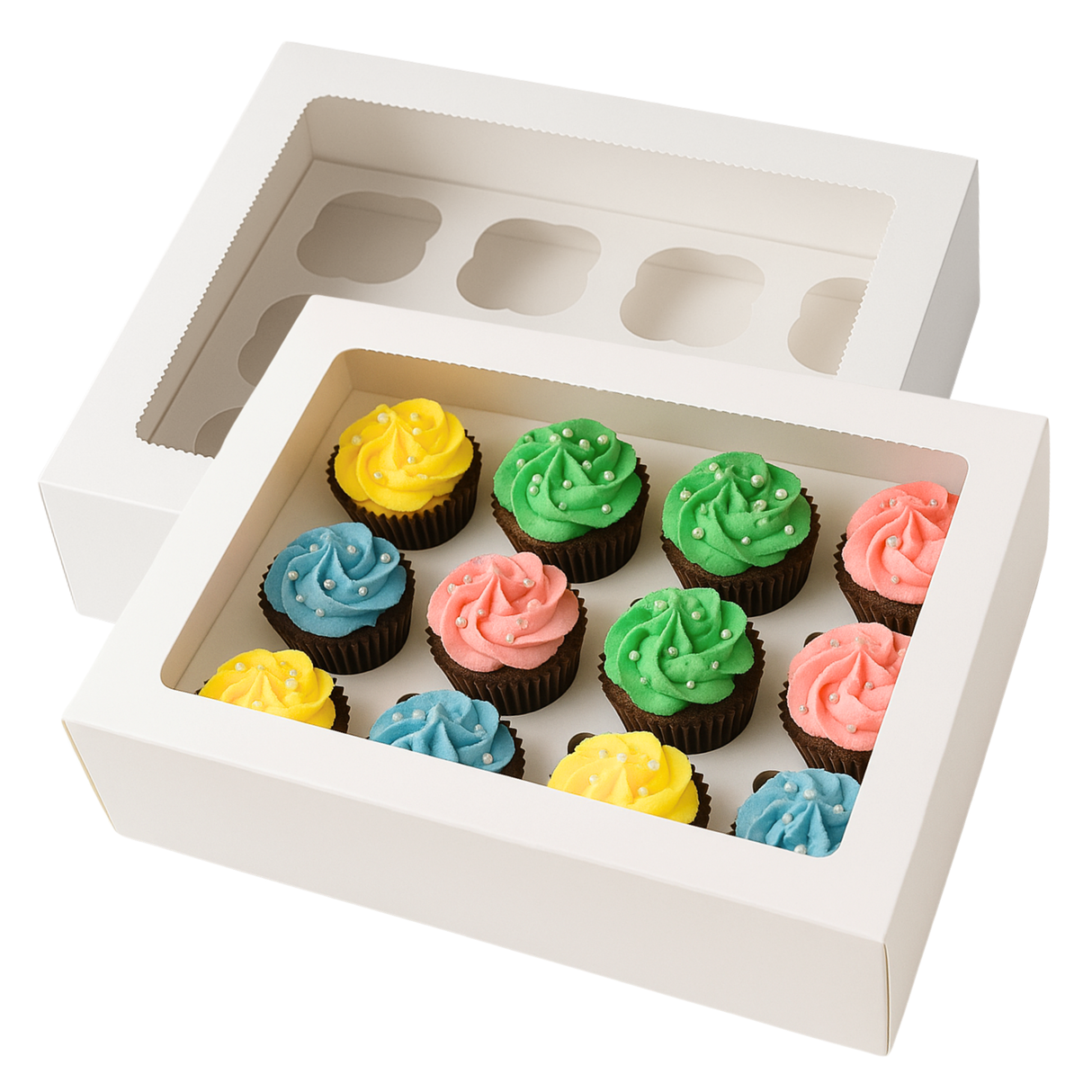 12 Hole Cupcake Boxes