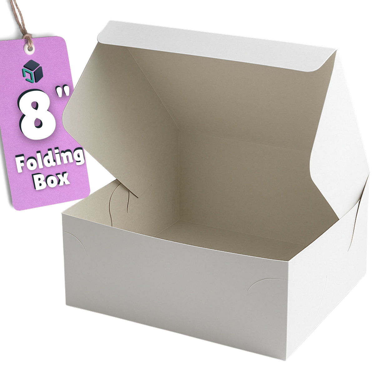 White Folding Box