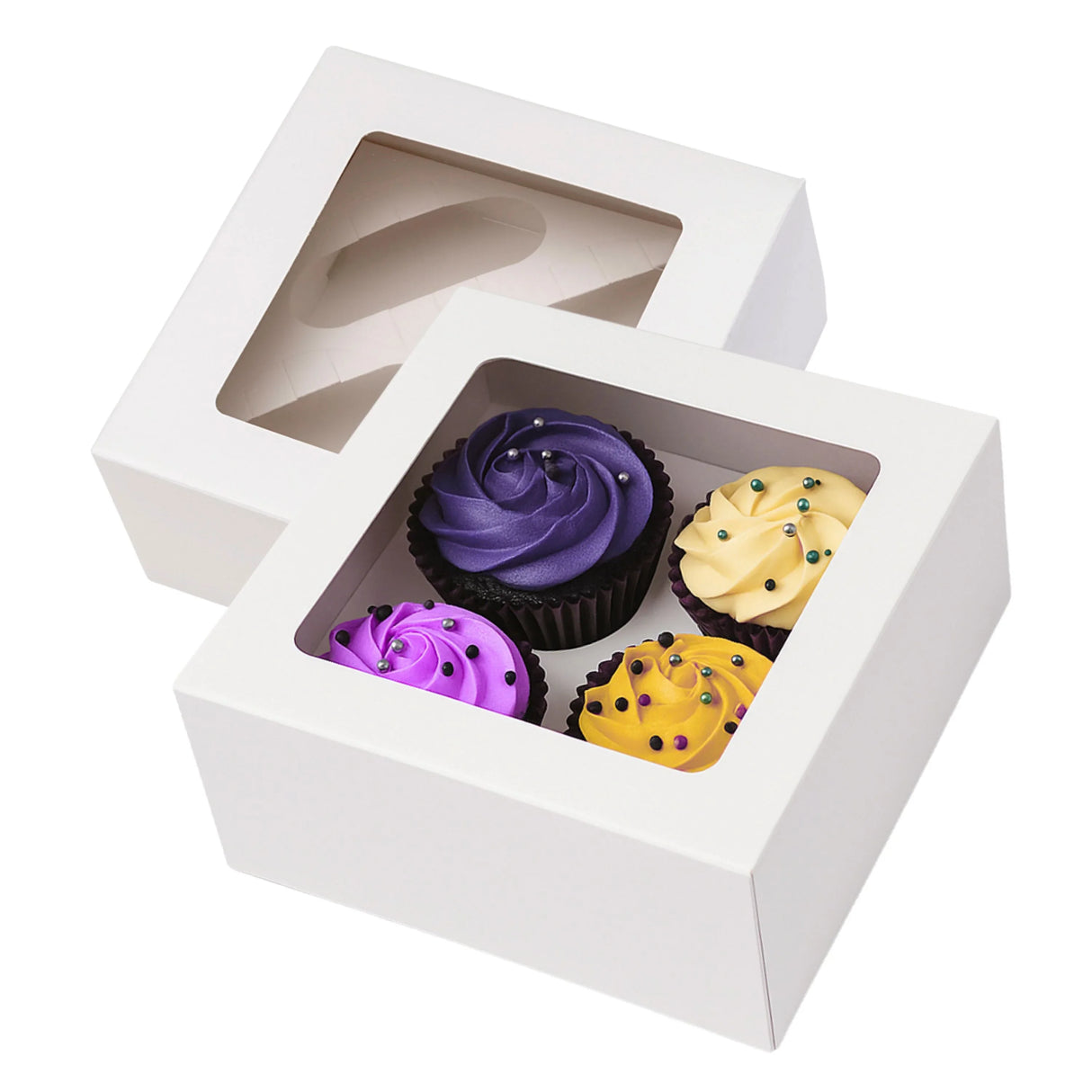 4 Hole Cupcake Boxes