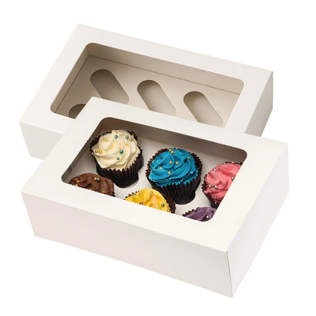 6 Hole Cupcake Boxes