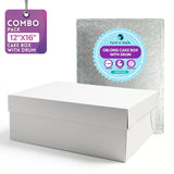 Oblong Cake Box with Drum