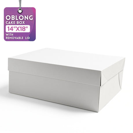 Oblong Cake Box
