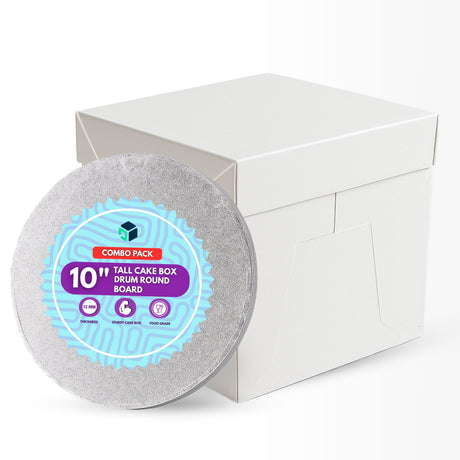 Tall Cake Box with Round Drum