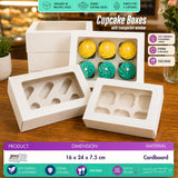 6 Hole Cupcake Boxes
