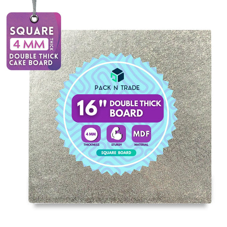 Double Thick Square Cake Board