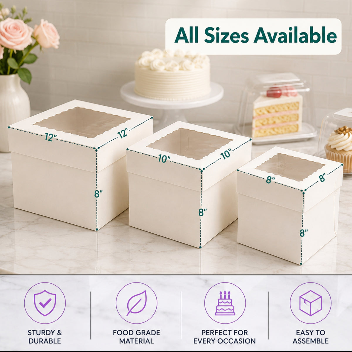 Window Cake Box