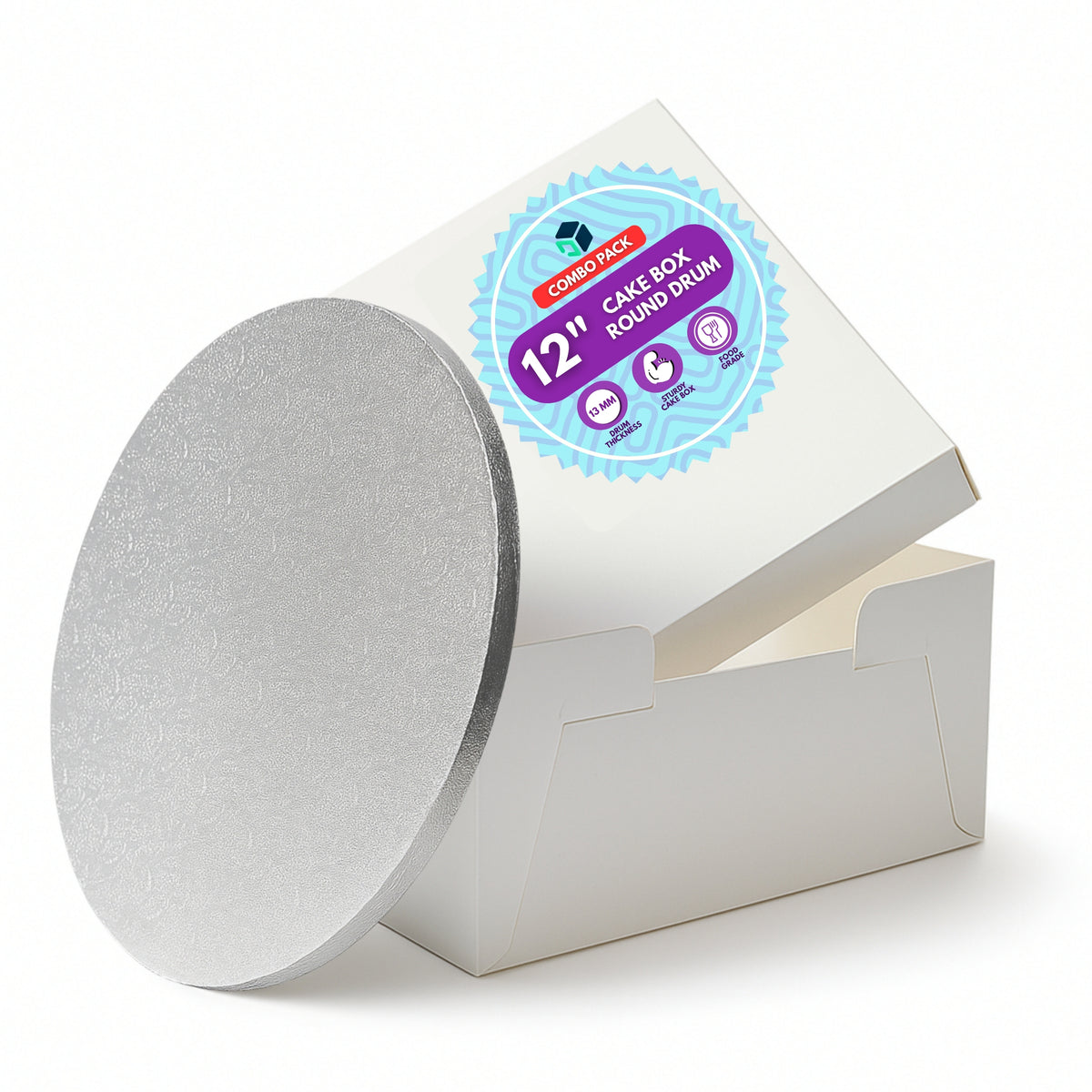 Cake box with Round Drum