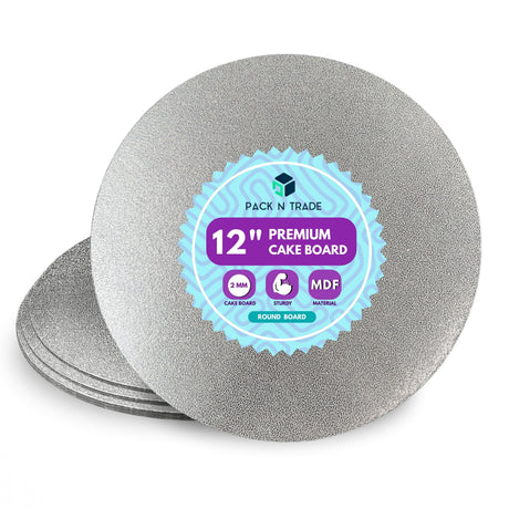 Single Thick Round Cake Boards
